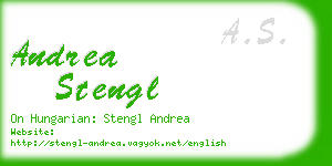 andrea stengl business card